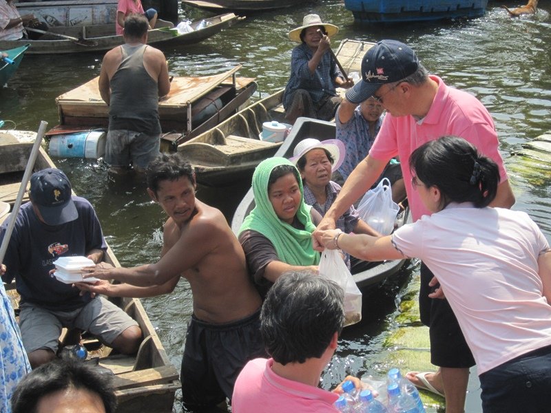 IFS Helping Flood Victims 2011