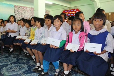 Donation for students at Satikeeree School, Chiang Rai